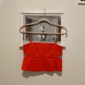 Zara orange top size s